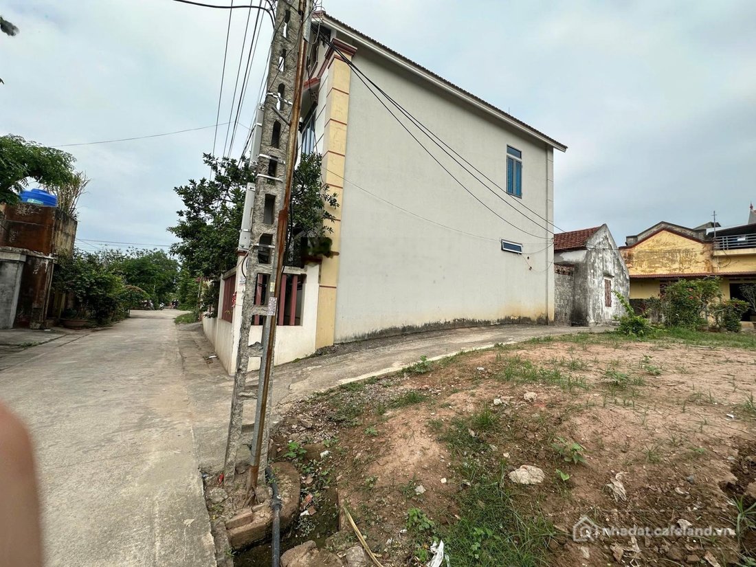 Bán đất thổ cư: Bán đất thổ cư 161.8m² xã Châu Ninh, Hưng Yên giá 4.5 tỷ. LH: 09