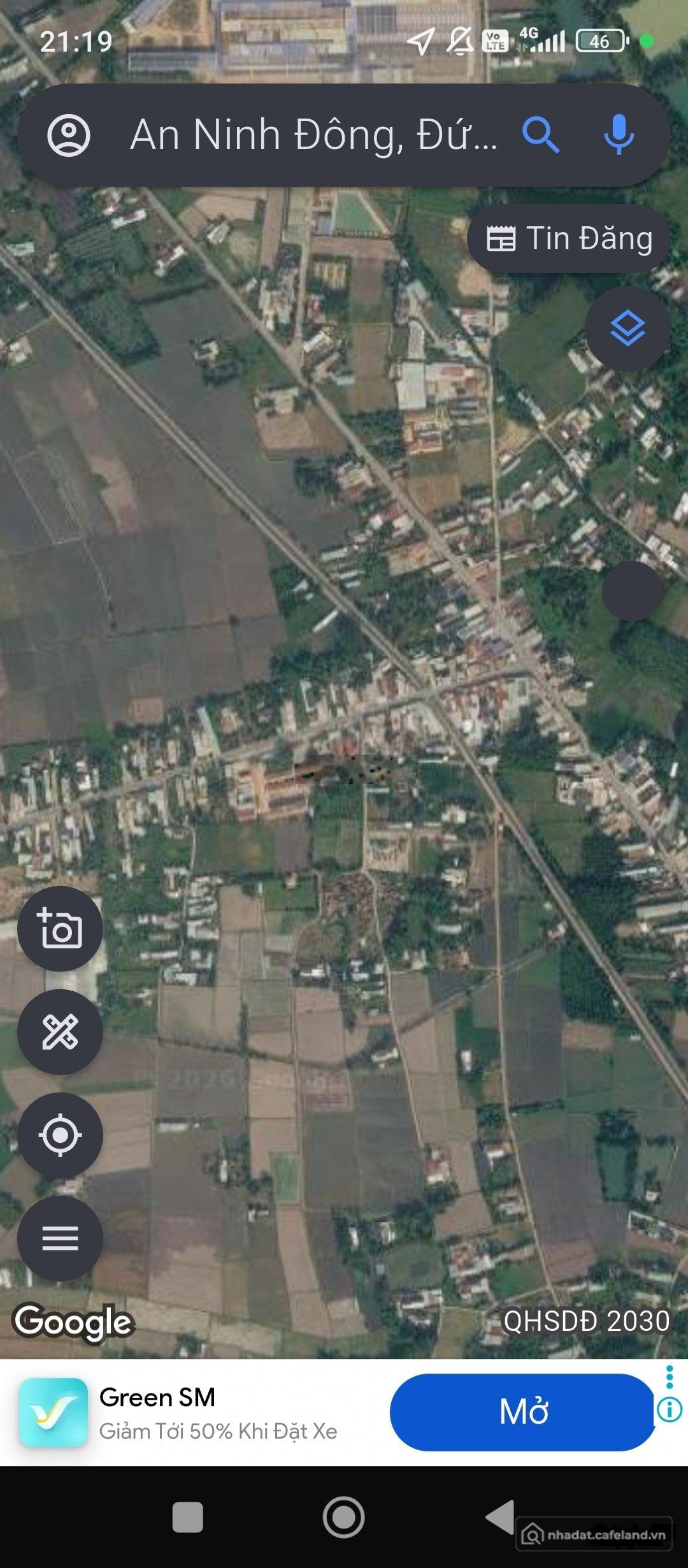 Bán đất thổ cư: Bán 2600m2 đất tại xã An ninh, 20m mặt tiền nhựa Nguyễn An Ninh,
