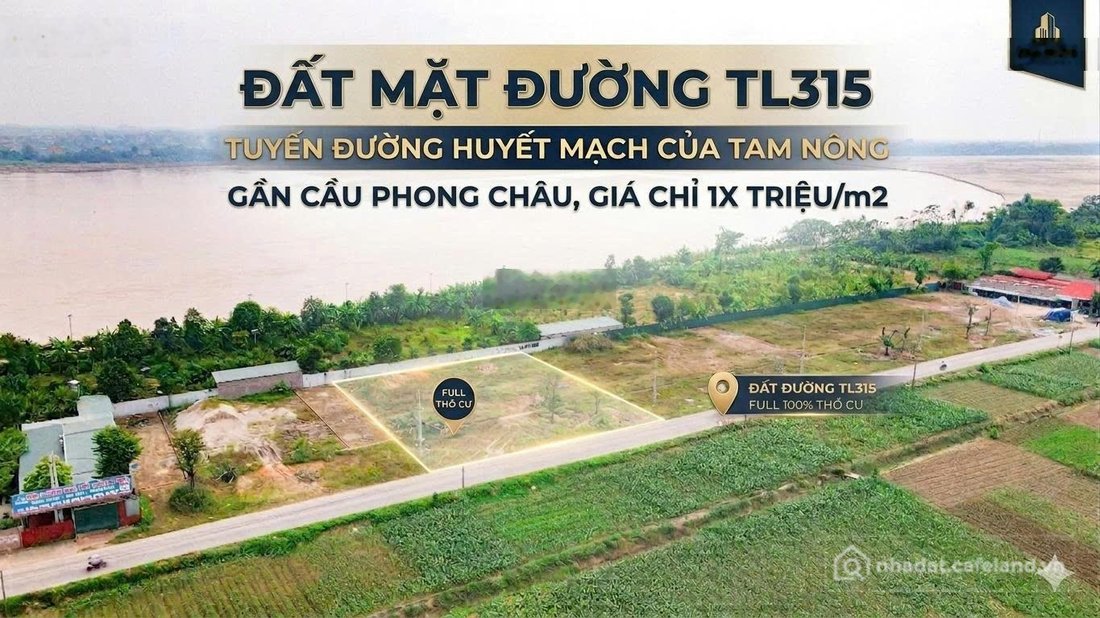 Bán đất thổ cư: Đầu tư tl315 - 3 động lực đẩy giá