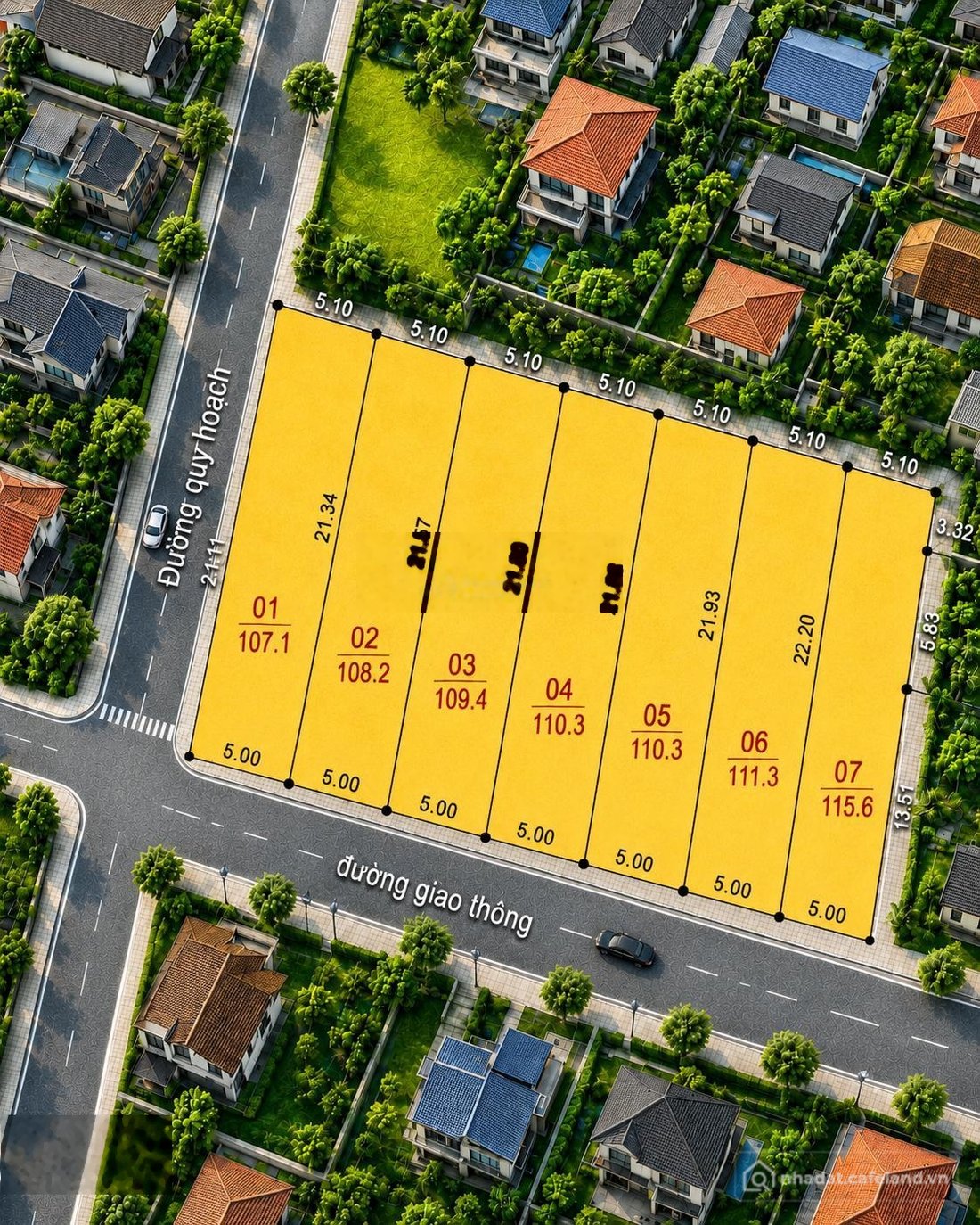 Bán đất thổ cư: Bán đất nền vị trí lõi kcn 537ha giá tốt cho các nhà đầu tư