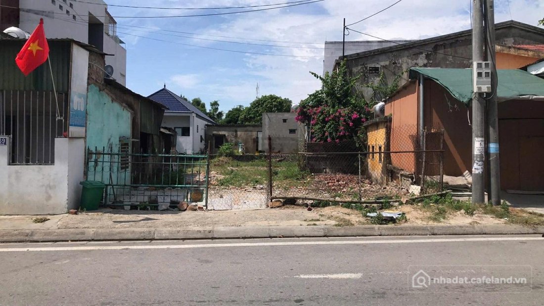 Bán đất thổ cư: Bán lô đất mặt tiền ngã tư Ba Đồn - Đường võ nguyên giáp