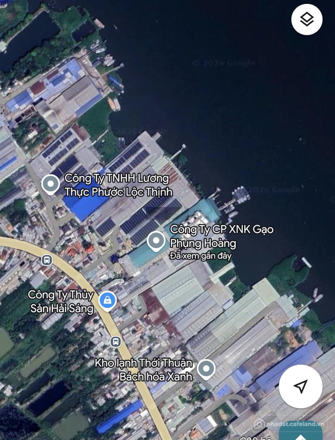 Bán kho, nhà xưởng: Bán nhà máy gạo tại Quốc lộ 91, 260 tỷ, 8000 m2
