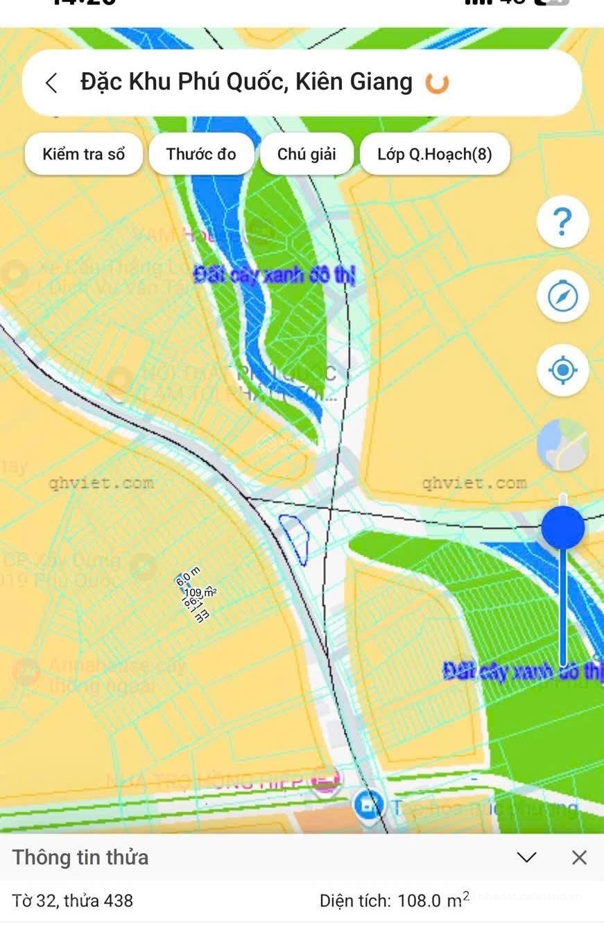 Bán đất thổ cư: Bán Đất tại Lô 8, Ocenlan3, Cây Thông Ngoài, 1,25 tỷ, 108m2