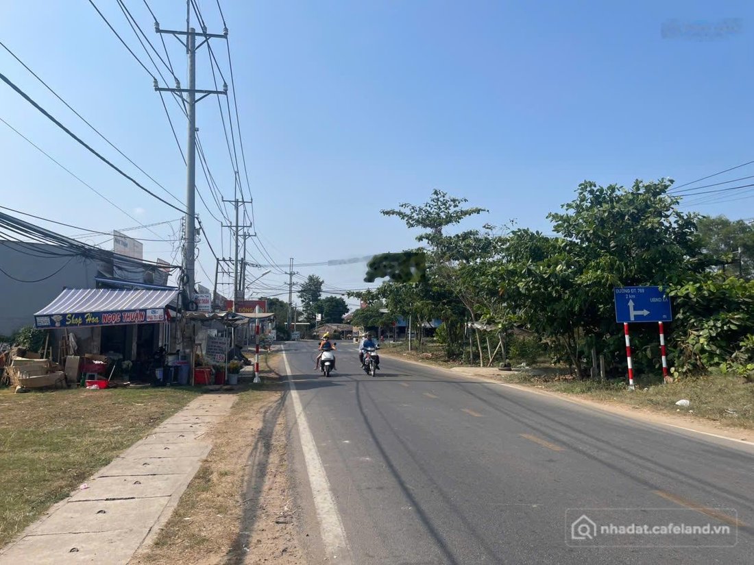 Bán đất thổ cư: Mặt tiền Hùng Vương 16,6m x 62m quỹ đất lớn hiếm Đại Phước - sổ 