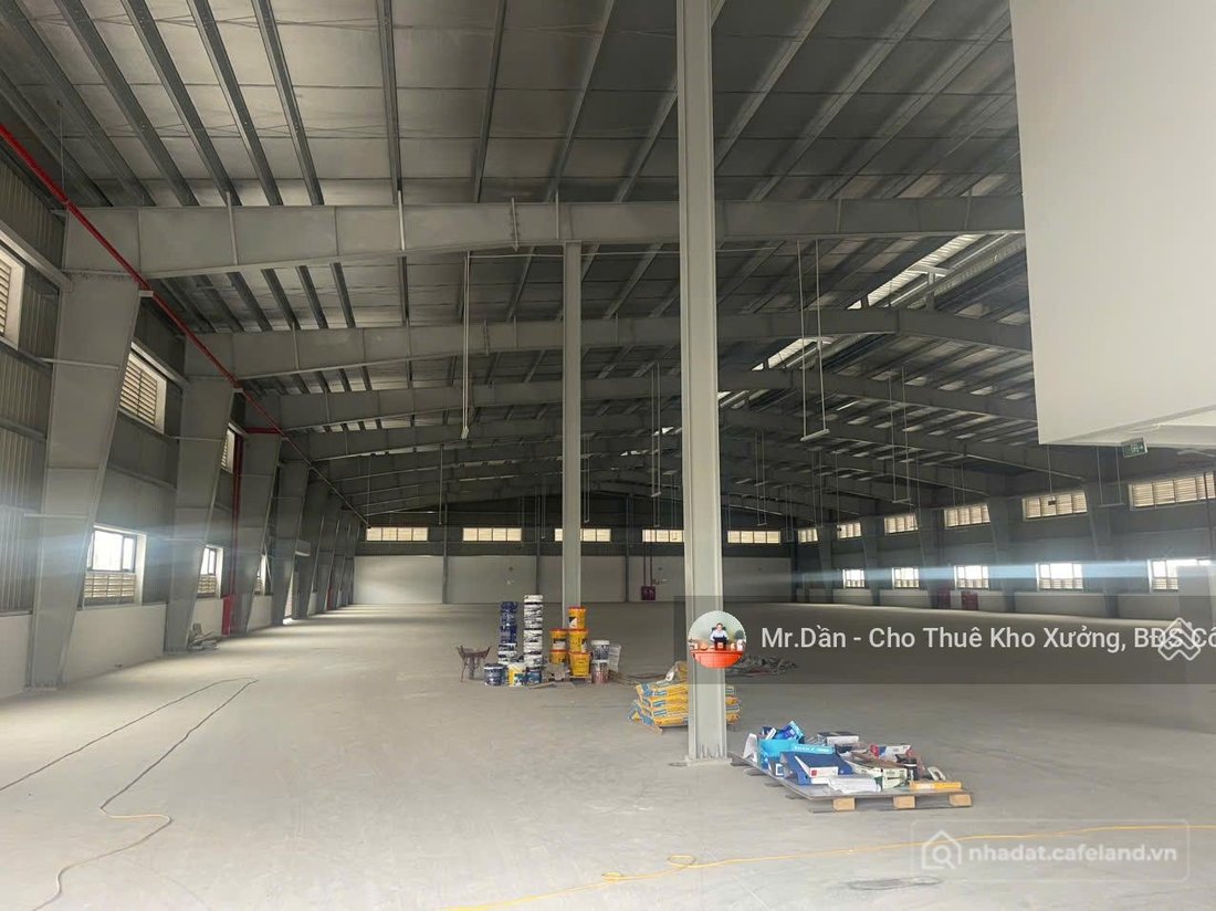 Nhà kho - Xưởng: Cho thuê kho xưởng 3200m2 khu Công Nghiệp số 3 huyện Ân Thi, tỉ