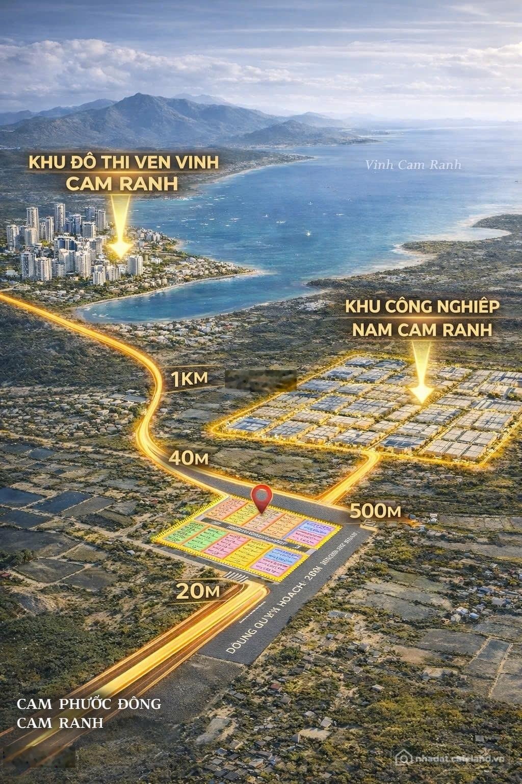 Bán đất thổ cư: Bán đất tại Phường Ba Ngòi, Cam Ranh, 1,3 tỷ, 110m2, view đẹp