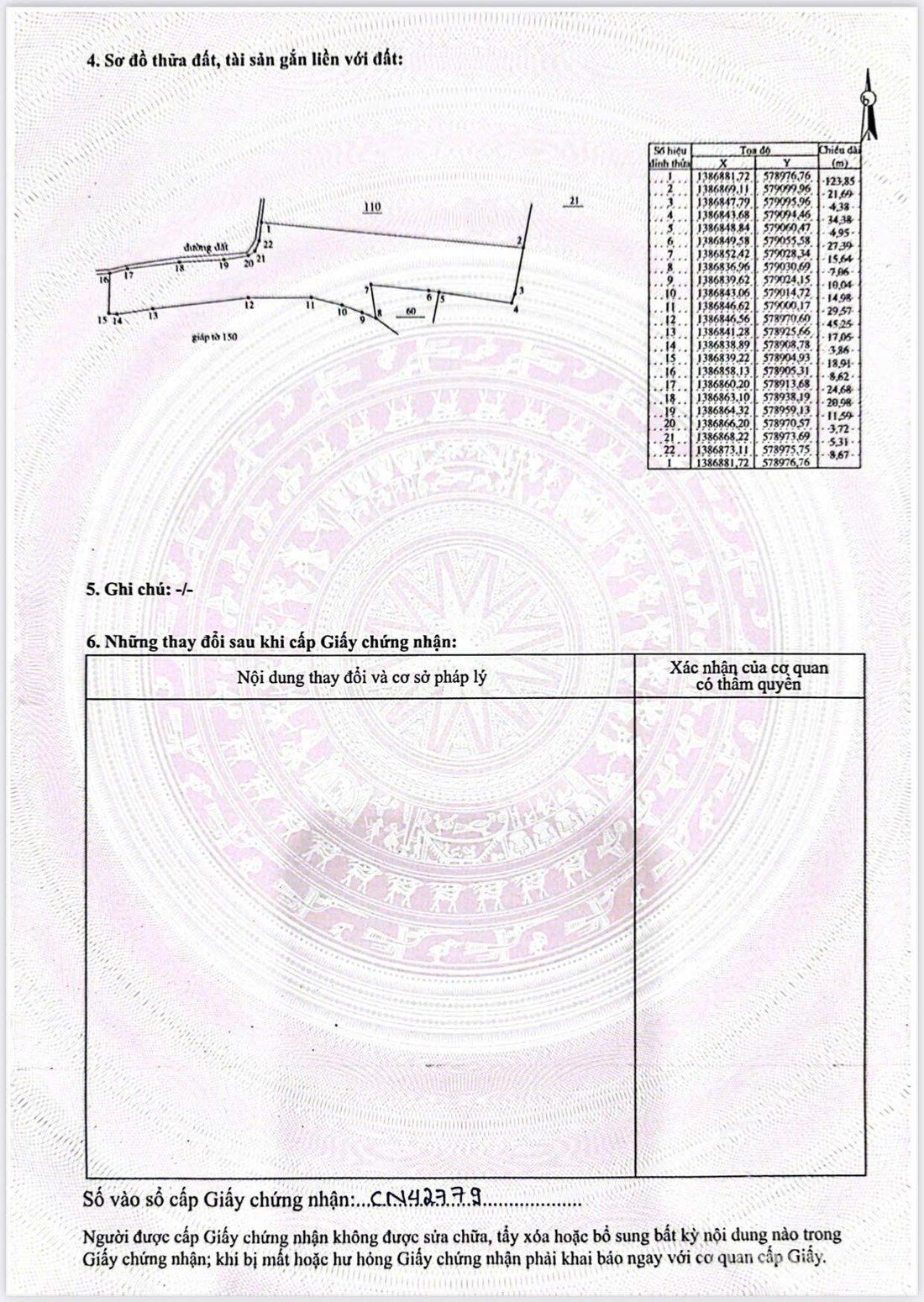 Bán đất thổ cư: Cần bán gấp lô đất Thôn Xóm Mới, Xã Tây Ninh Hòa, DT 4.959 m2