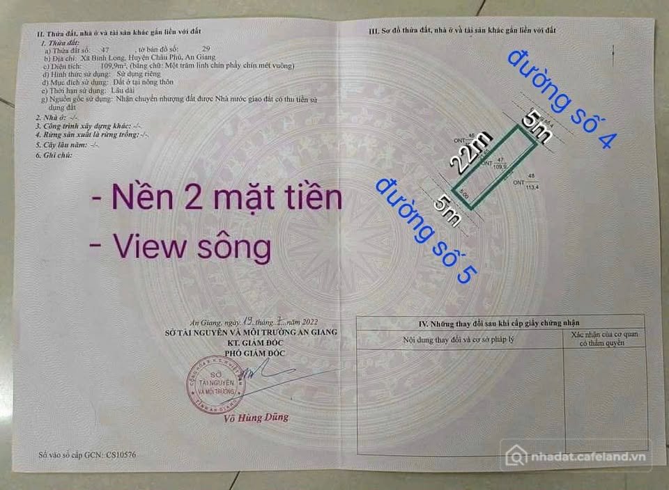 Bán đất thổ cư: Tìm kiếm một mảnh đất hàng hiếm tại An Giang để xây tổ ấm