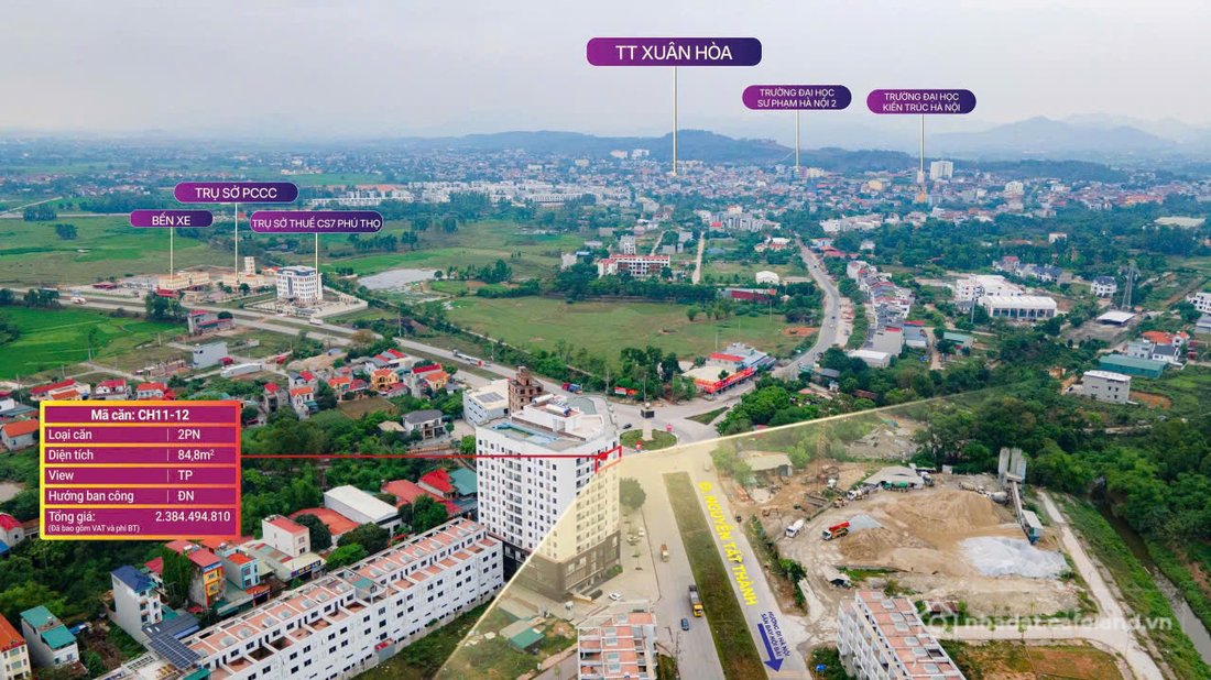 Bán căn hộ chung cư: Ngọc Hà Diamond Residence – căn hộ 2 phòng ngủ gần đại học,