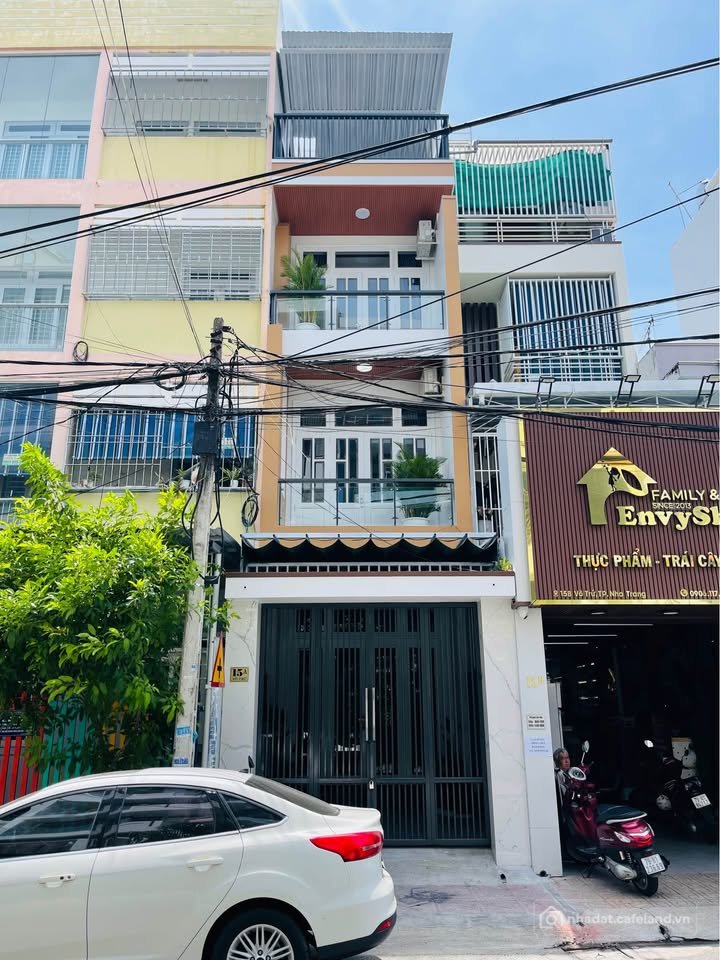 Bán nhà riêng: Bán nhà 4 tầng đường Võ Trứ, Phước Tiến, Nha Trang - Giá 9,79 tỷ