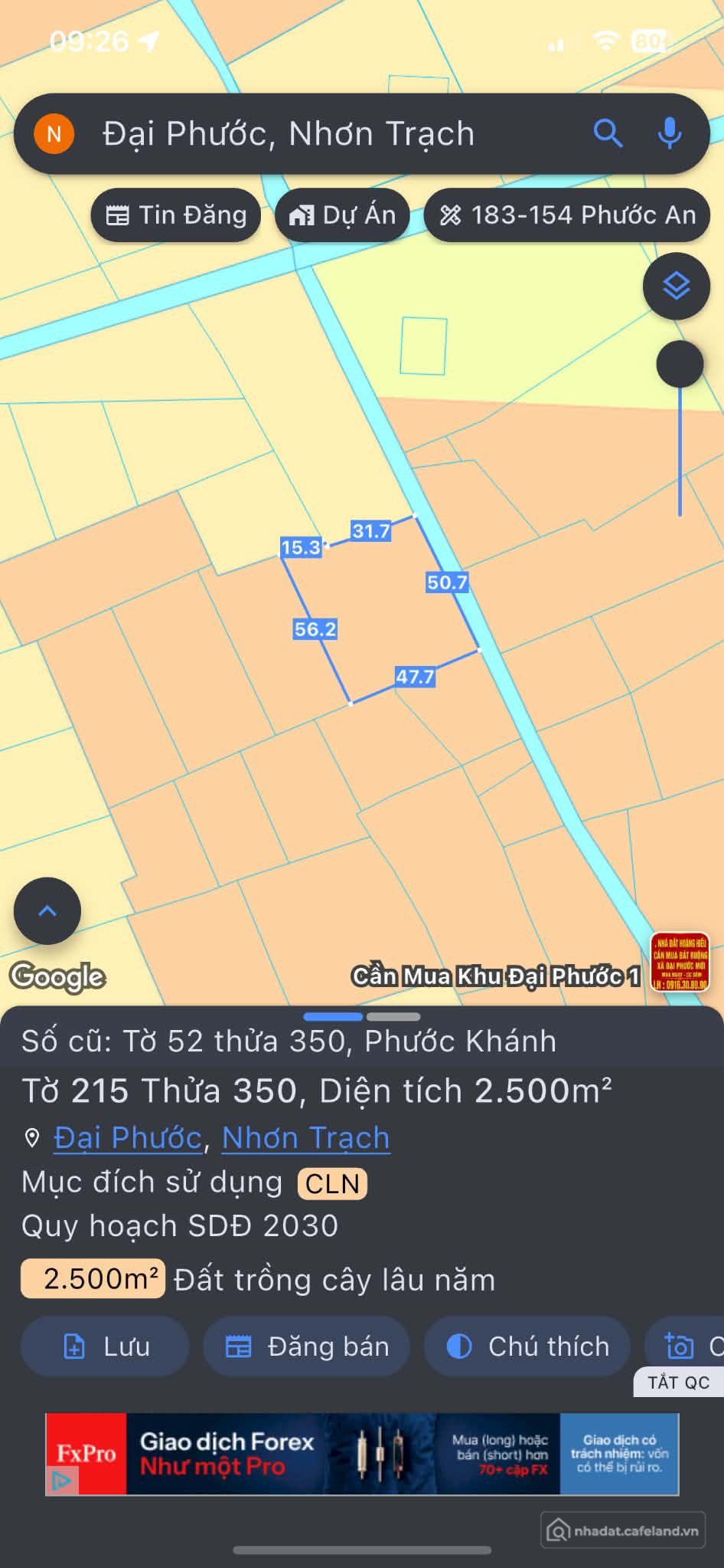 Bán đất thổ cư: Đất Nhơn Trạch, 1000m2 giá chỉ 750 triệu, chốt nhanh kẻo lỡ