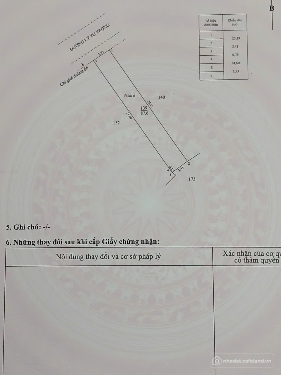 Bán nhà riêng: Bán Nhà riêng 143m2 có sẵn 87.6 m2 thổ cư giá 13.9 tỷ tại Đường L