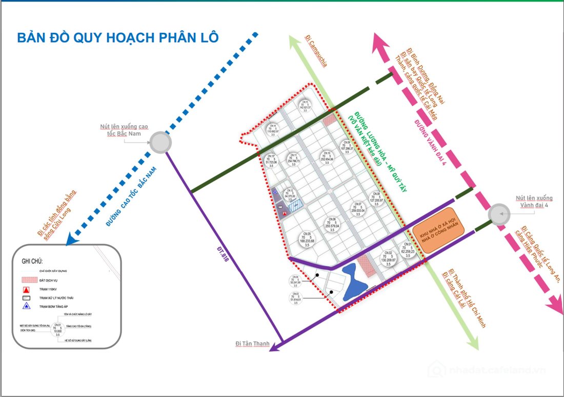 Bán kho, nhà xưởng: Bán đất xây dựng kho xưởng 10.000m2 tại KCN Bình Hòa Nam 1, 