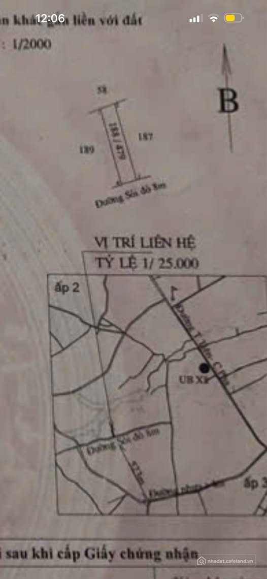 Bán đất thổ cư: Chủ cần bán gấp lô đất tại Tóc Tiên - Phú Mỹ