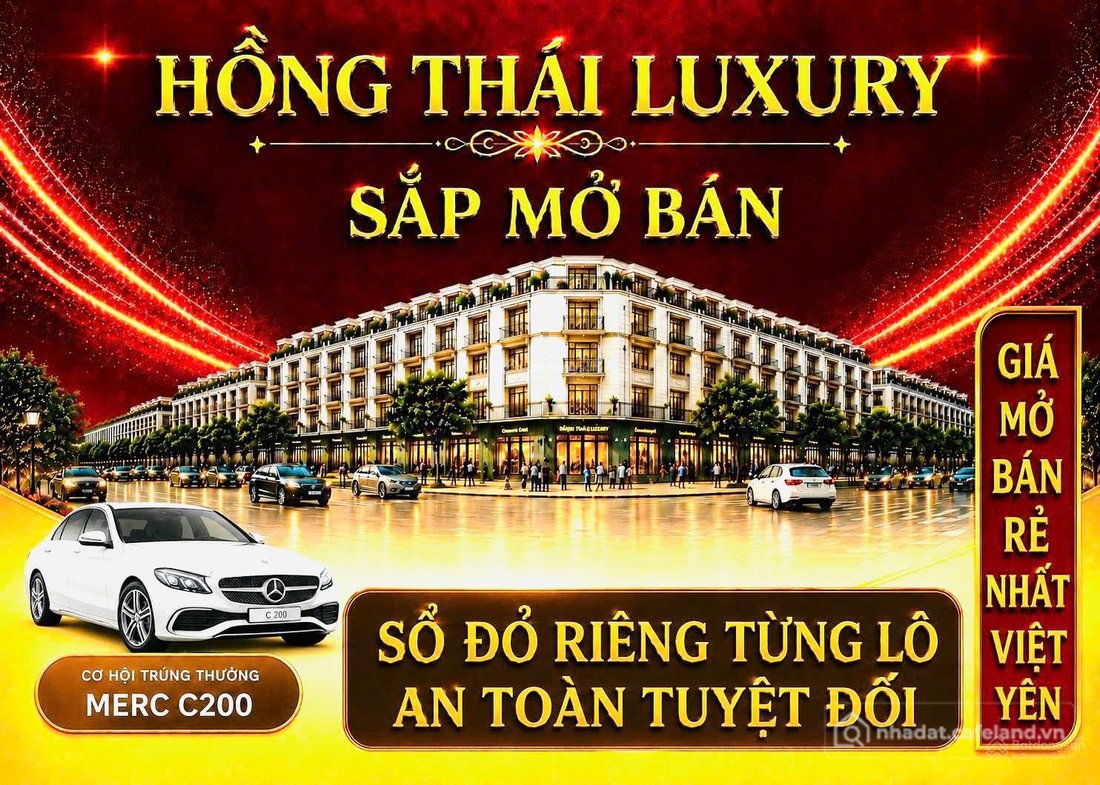 Bán đất thổ cư: Hồng Thái Luxury chúng tôi mang đến cơ hội sở hữu tài sản ngay t