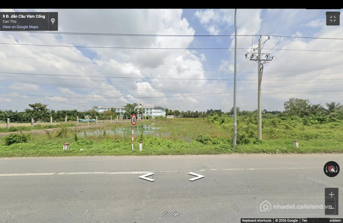 Nhà kho - Xưởng: Cho thuê quỹ đất mặt tiền Quốc Lộ 80 Rạch Sỏi, đường dẫn cầu Và