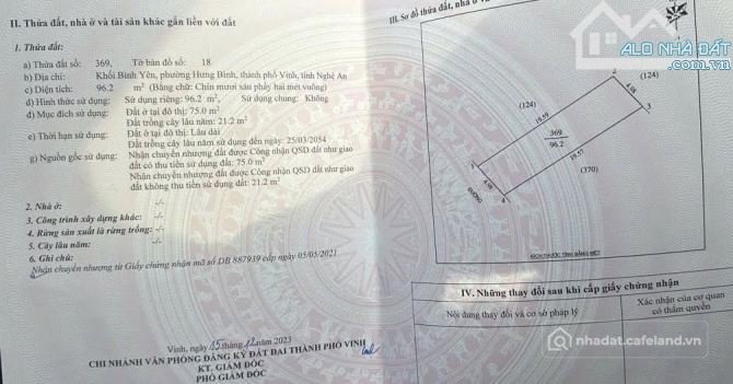 Bán đất thổ cư: HIẾM ĐẤT TRUNG TÂM HƯNG BÌNH, PHƯỜNG THÀNH VINH – VỊ TRÍ ĐẸP KHÓ