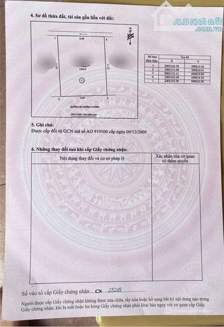 Bán nhà riêng: BÁN NHÀ 2 TẦNG MẶT ĐƯỜNG AN DƯƠNG VƯƠNG GẦN NGAY QUẢNG TRƯỜNG