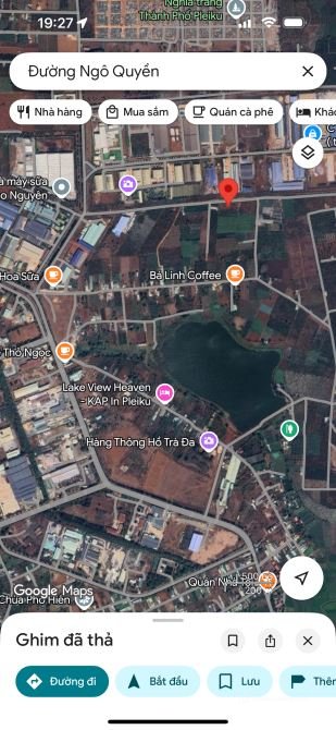 Bán đất thổ cư: Cần bán lỗ lô đất phường pleiku- hẻm ngô quyền