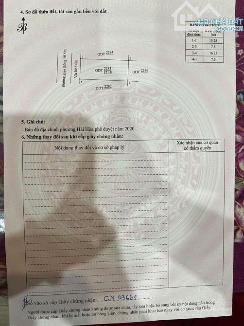 Bán đất thổ cư: Bán đất khu vực Trung chính, Thanh Hóa