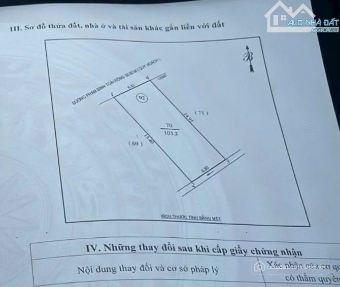 Bán căn hộ chung cư: Bán căn hộ Mini, Dịch vụ: Bán 103m2 Ốt kinh doanh mặt đường