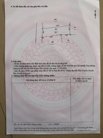 Bán đất thổ cư: Bán Đất 54.1m2 có sẵn 52.4 m2 thổ cư giá 2.26 tỷ tại - tiểu khu 