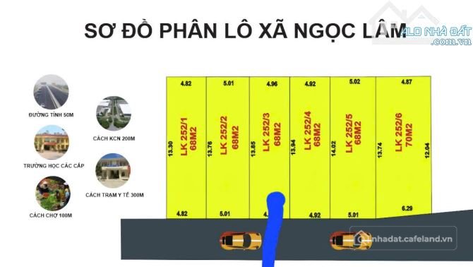 Bán đất thổ cư: Bán Mảnh Đất Mỹ Hào Hưng Yên 69M, MT 5 M, NGÕ Ô TÔ, KHU CÔNG NGH