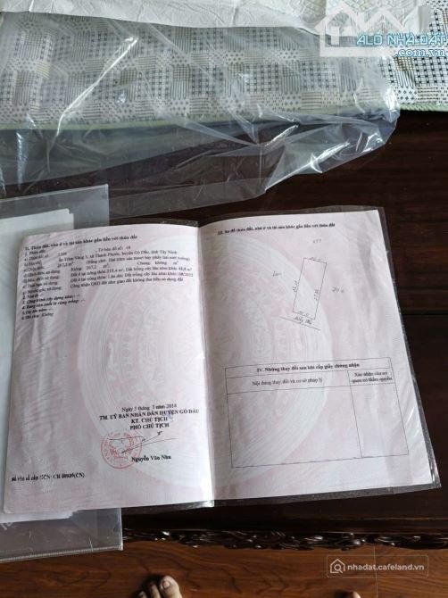 Bán nhà riêng: BÁN NHÀ Ở ẤP TRÂM VÀNG, THANH PHƯỚC, GÒ DẦU, DT: 267m, Gía 3 tỷ 1