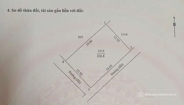 Bán đất thổ cư: Bán Đất 250m2 có sẵn 100 m2 thổ cư giá 390 triệu tại - Chọn - Xã