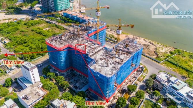 Bán căn hộ chung cư: Cần bán căn hộ 2PN 63,6m2, tầng 09 Peninsula Đà Nẵng, mặt s