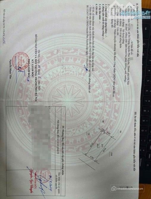 Bán đất thổ cư:  BÁN ĐẤT -- TIỂU KHU ĐẠI NAM - XÃ PHÚ XUYÊN - HÀ NỘI  Đường rộ