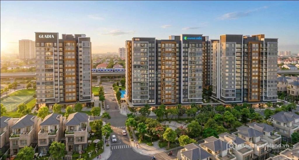 Bán căn hộ chung cư: Gladia heights căn 3pn 120m² giá dự kiến 10,x tỷ, thuộc kđt