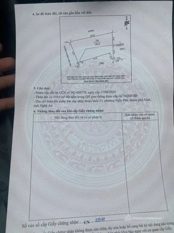 Bán nhà riêng: Bán Nhà riêng 189m2 có sẵn 189 m2 thổ cư giá 8.5 tỷ tại Đường Trư