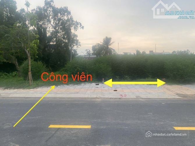 Bán đất thổ cư: bán nền đường số 12 khu tái định cư an bình, bên hong công viên 