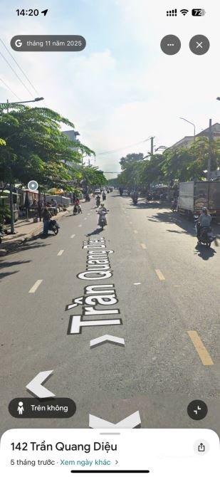Bán nhà riêng: bán nhà mặt tiền đường trần quang diệu, gần chợ cầu ván, dtsd 104