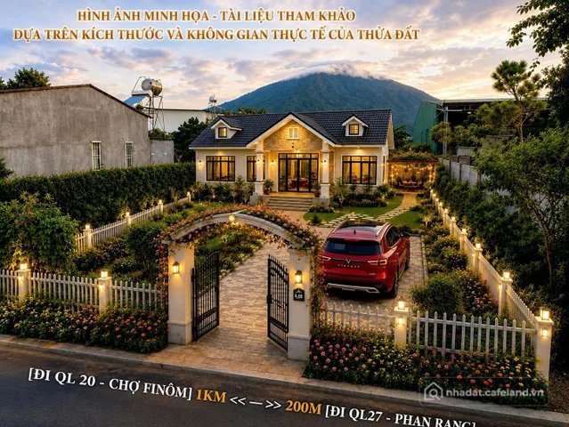 Bán đất thổ cư: Bán Đất 344m2 có sẵn 100 m2 thổ cư Đức Trọng Lâm Đồng