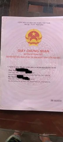 Bán đất thổ cư: Bán Đất 474.7m2 có sẵn 474.7 m2 thổ cư giá 5.5 tỷ tại Xã Nghi Vạ