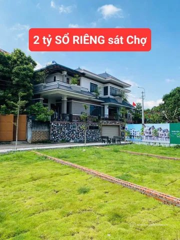 Bán đất thổ cư: Nội100m2 chỉ 2ty tại Hòa Lạc, gần chợ và trường Đại học FPT - Sổ