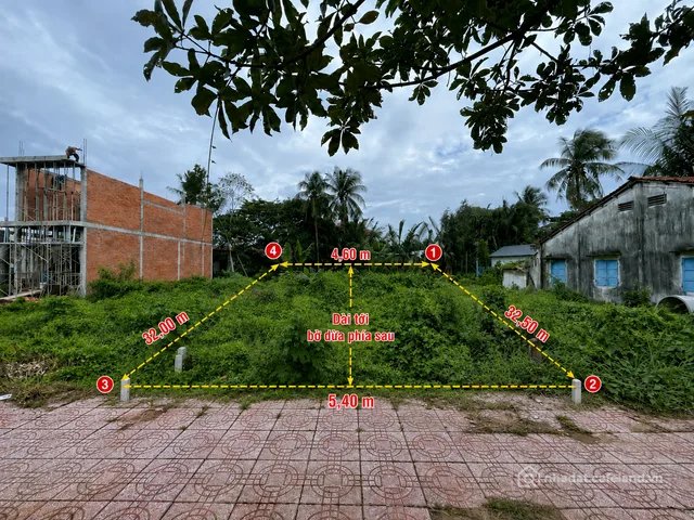 Bán đất thổ cư: Bán Đất 160.8m2 có sẵn 160.8 m2 thổ cư giá 2.2 tỷ tại Đường Trần