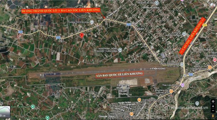 Bán nhà riêng: Bán Nhà riêng 232.1m2 Cách Sân Bay QT Liên Khương chỉ 5km