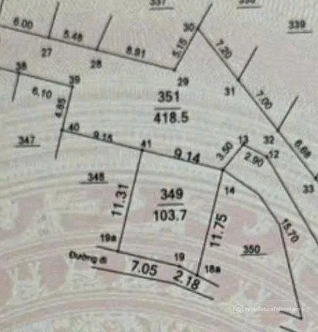 Bán đất thổ cư: Bán Đất 100m2 có sẵn 100 m2 thổ cư giá 1.5 tỷ tại Đường Tùng Thi