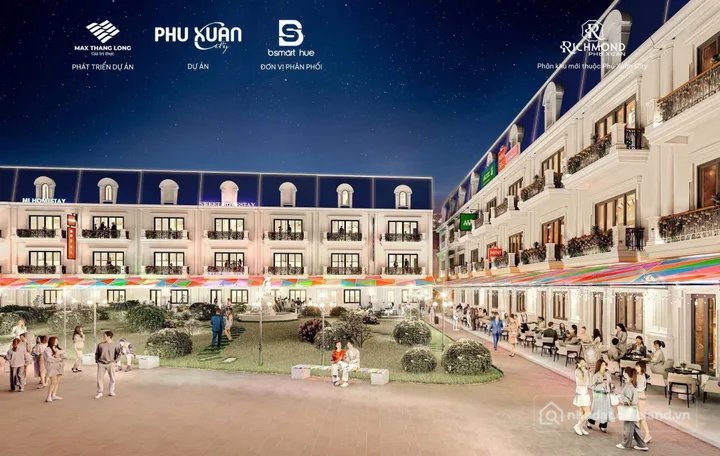 Bán nhà riêng: Shophouse Phú Xuân City trung tâm TP Huế chỉ từ 2ty5 thanh toán 1