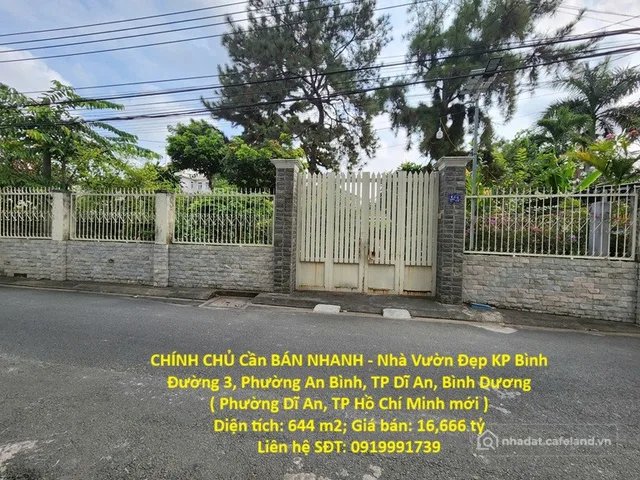 Bán nhà riêng: Bán Nhà riêng 644m2 có sẵn 644 m2 thổ cư giá 16.67 tỷ tại - Chọn 