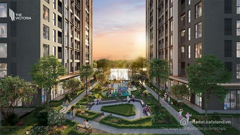 Bán căn hộ chung cư: 4,5 tỷ Căn 2N+ Victoria ban công Đông Nam 64m, hướng mát 2N