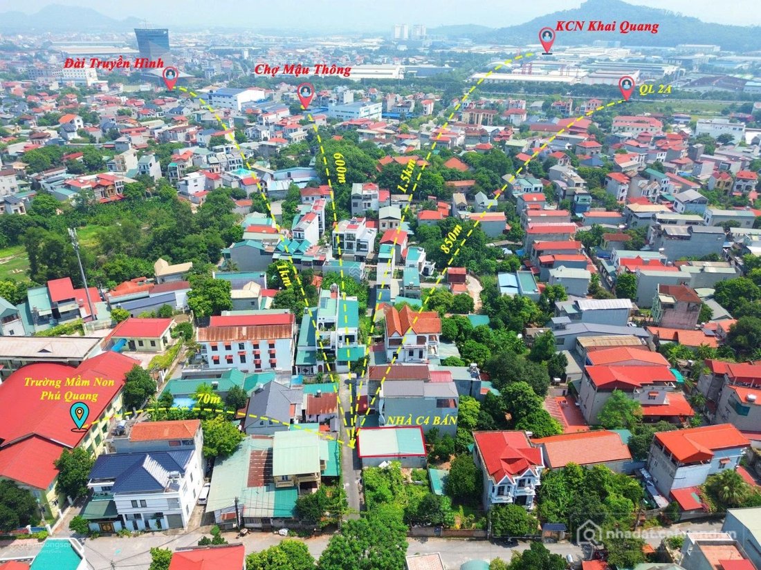 Bán nhà riêng: Bán nhà riêng tại TDP Đôn Hậu, gần khu công nghiệp Khai Quang, Vĩ