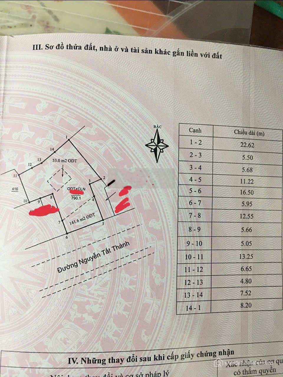 Bán nhà riêng: Bán siêu phẩm đất rộng mặt Nguyễn Tất Thành, Liên Bảo, Vĩnh Yên. 