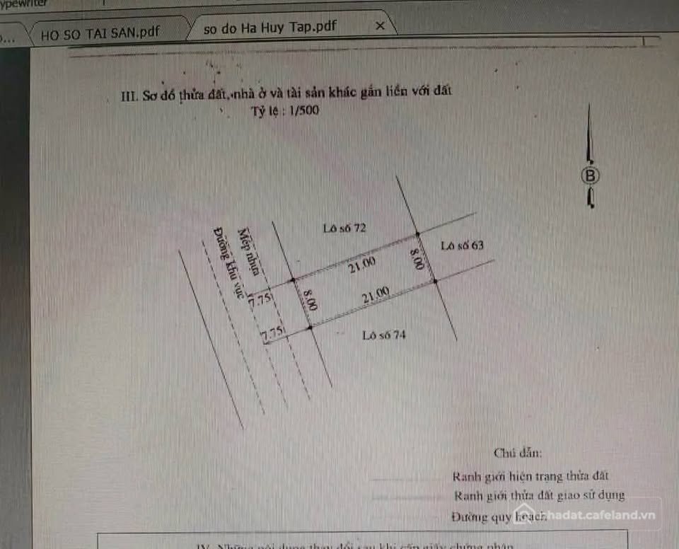 Bán đất thổ cư: Đất vàng Hà Huy Tập, đối diện Vincom, vị trí cực phẩm cho dân ch