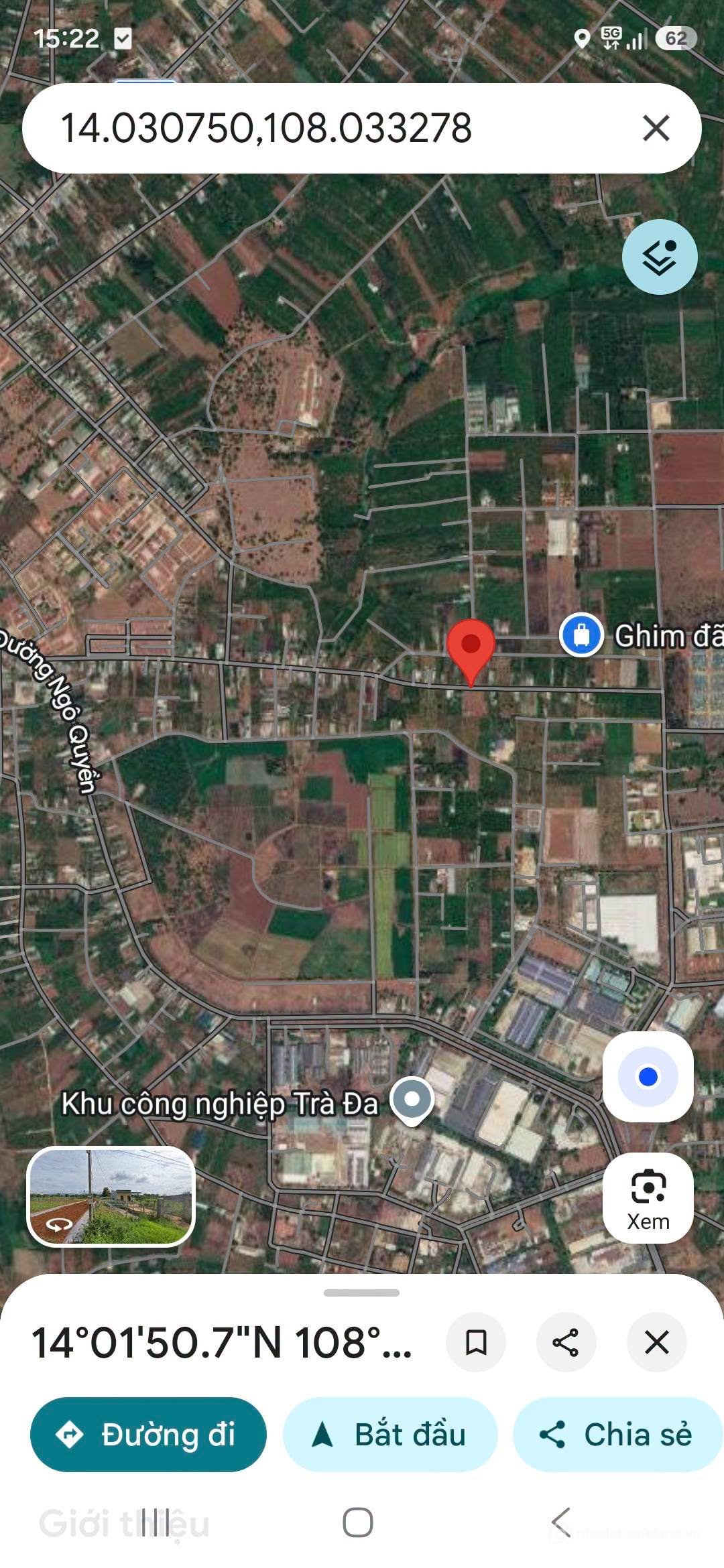 Bán đất thổ cư: Đất 2 mặt tiền đường Ngô Sỹ Liên, Gia Lai