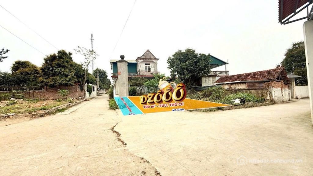 Bán đất thổ cư: Chính chủ bán lô góc Tam Dương Vĩnh Phúc 111m2 - Đầu tư sinh lời