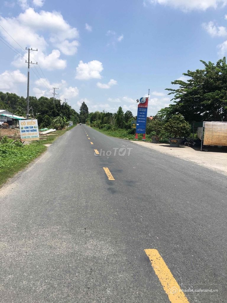 Bán đất thổ cư: Bán nền đất thổ cư mặt tiền đường ĐT850